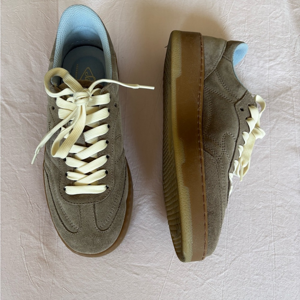 Brown Suede Sanjo Women's Sneakers